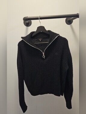 Quince Cashmere Half-Zip Sweater